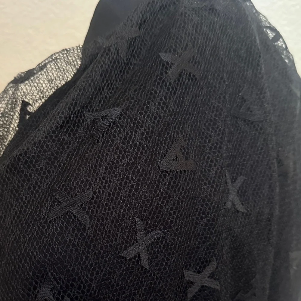 ARMANI EXHANGE Womens Logo Mesh Skirt - Size 6 - Picture 3 of 8